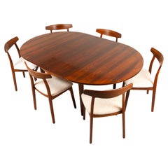 Vintage Danish Rosewood Dining Room Set, 1960s