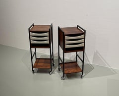 Vintage Danish Rosewood Drawer Units by Stil i Stål Denmark, 1960s. Set of 2.