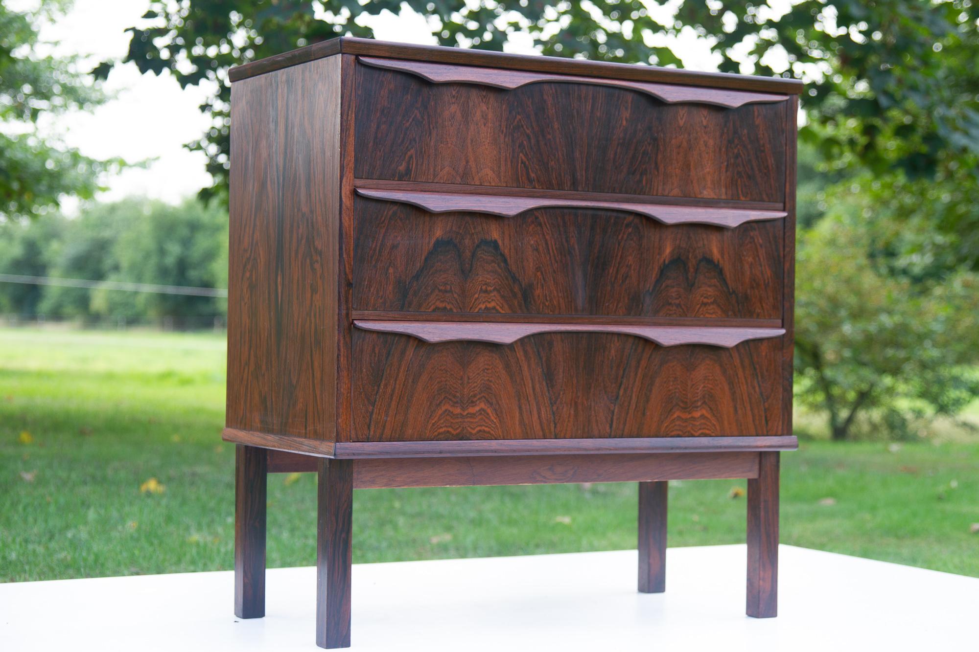 Mid-Century Modern Vintage Danish Rosewood Dresser 1960s