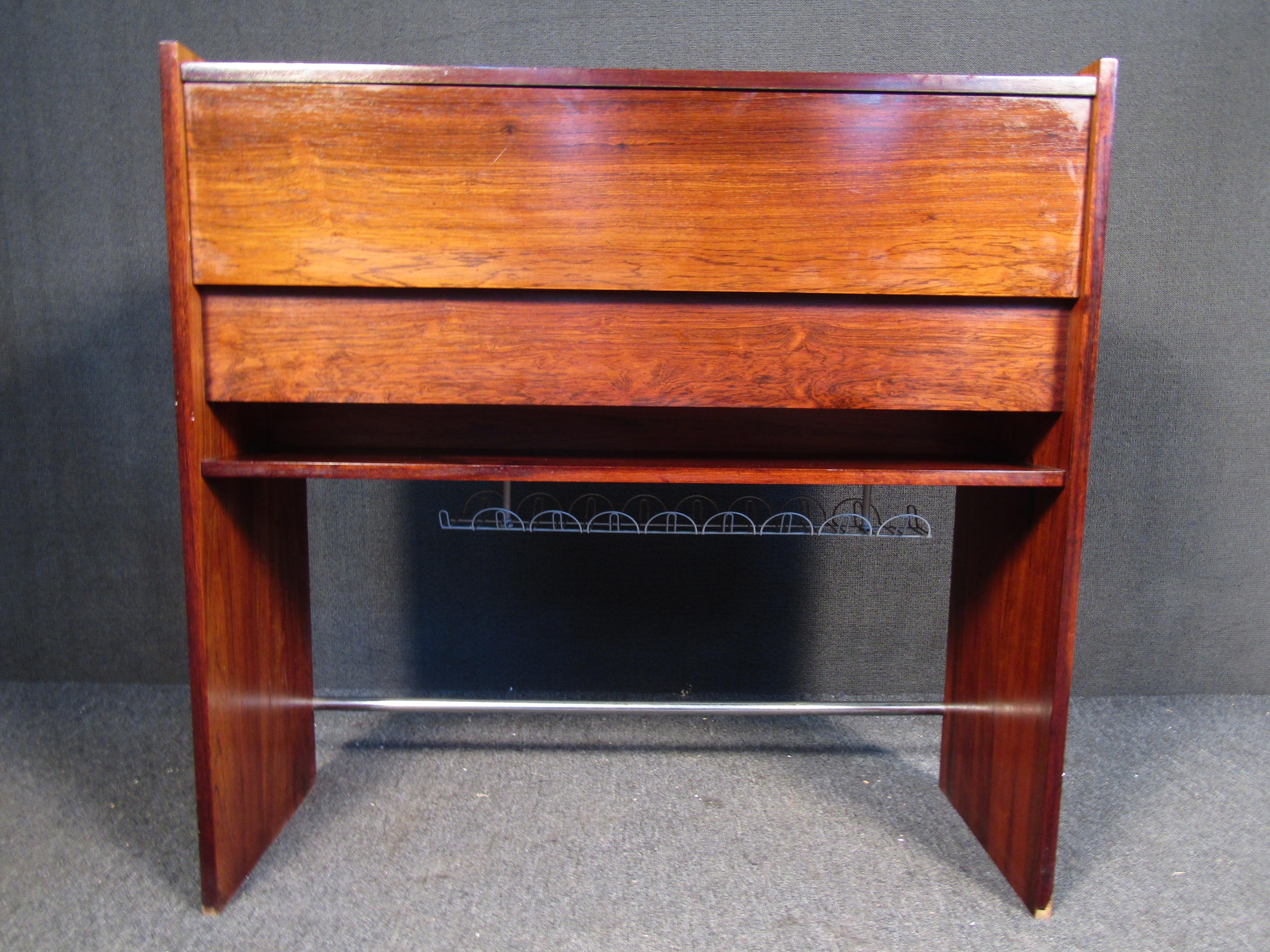 Vintage Danish Rosewood Dry Bar 6