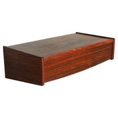 Vintage Danish Rosewood Floating Shelf, 1960s.