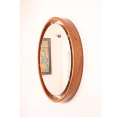 Vintage Danish Rosewood Frame Mirror, 1970s