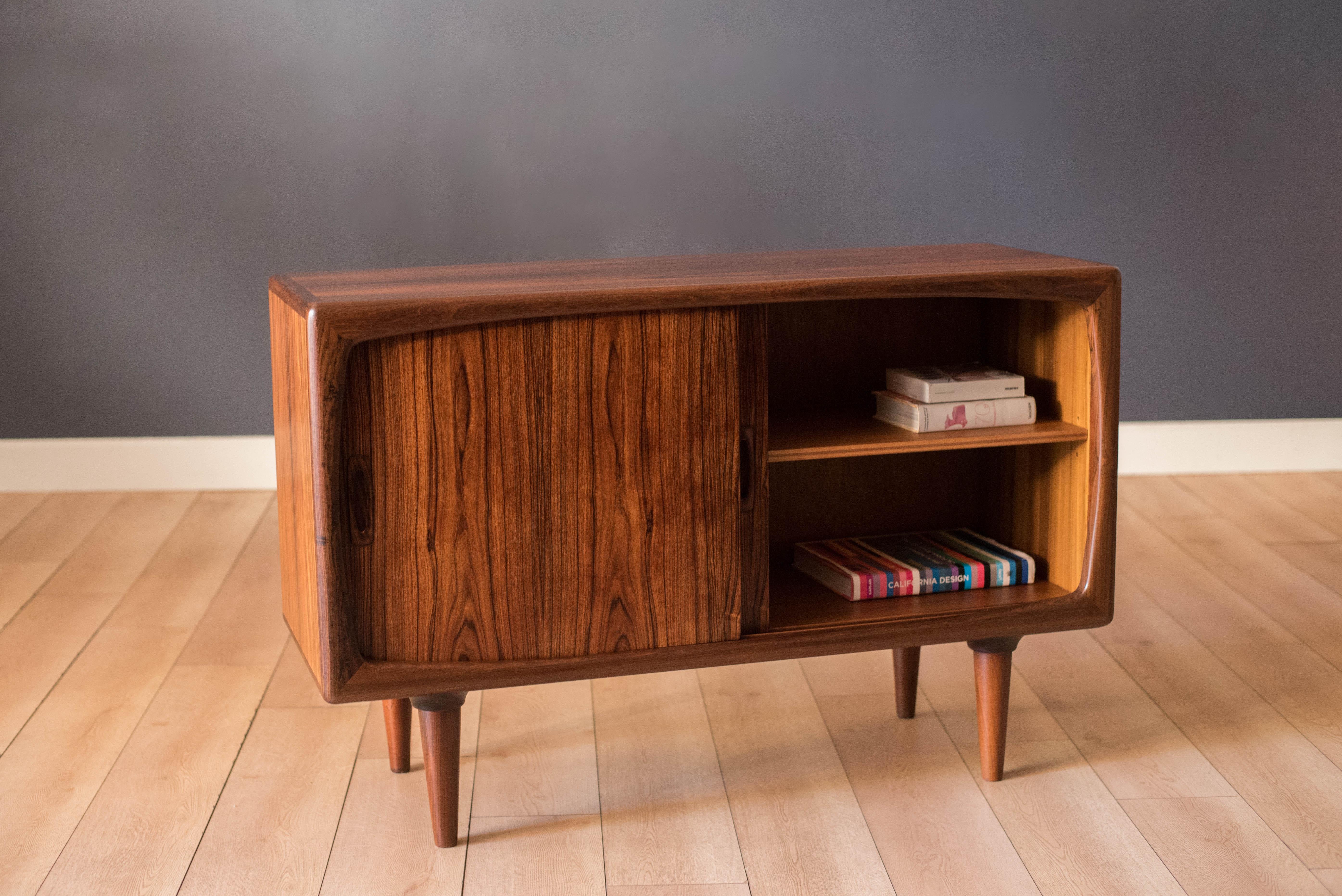 Vintage Danish Rosewood H.P. Hansen Sideboard Buffet In Good Condition For Sale In San Jose, CA