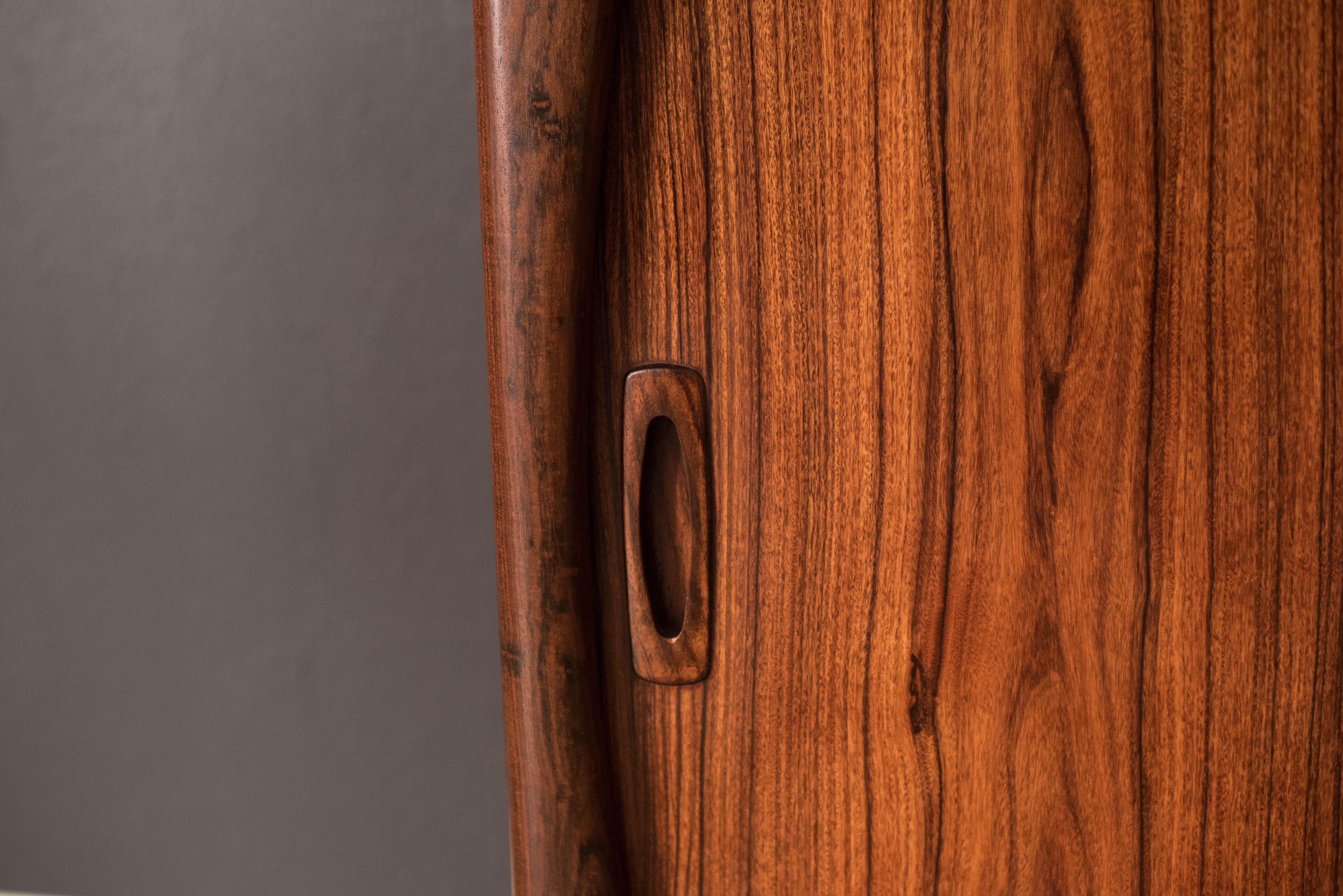 Mid-20th Century Vintage Danish Rosewood H.P. Hansen Sideboard Buffet