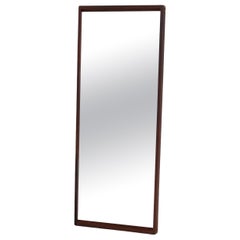 Vintage Danish Rosewood Mirror by Kai Kristiansen for Aksel Kjersgaard, 1960s