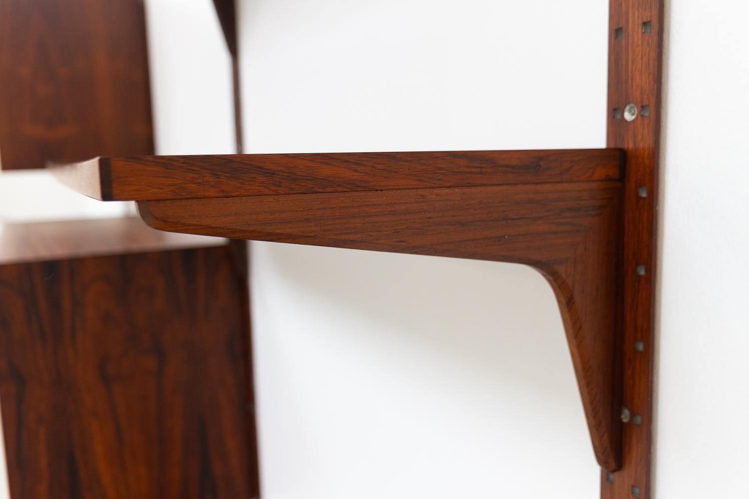 Vintage Danish Rosewood Modular Wall Unit by HG Furniture, 1960s. 2