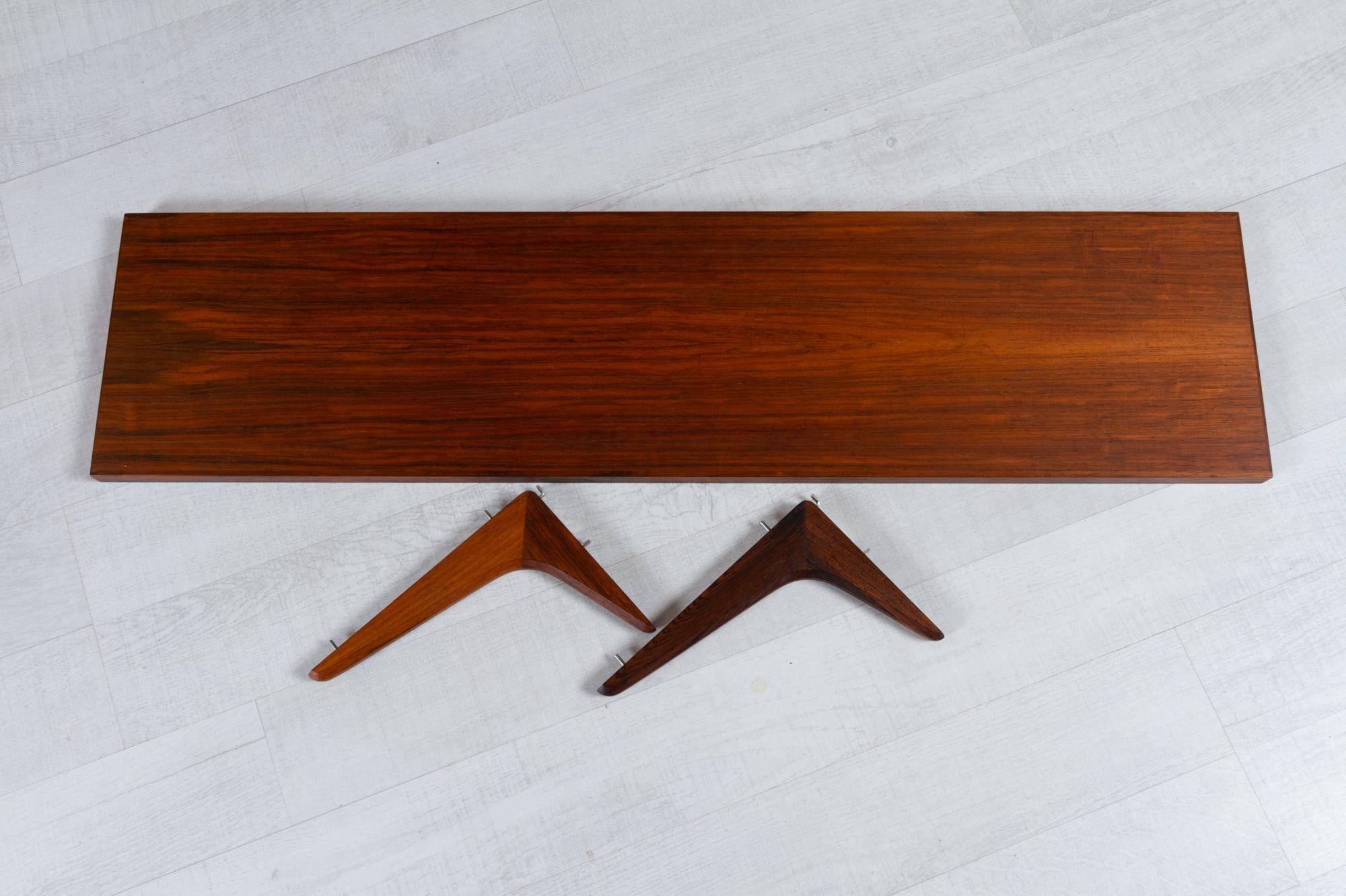 Vintage Danish Rosewood Modular Wall Unit by HG Furniture 1960s 13