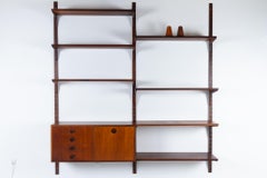 Vintage Danish Rosewood Modular Wall Unit by HG Furniture 1960s