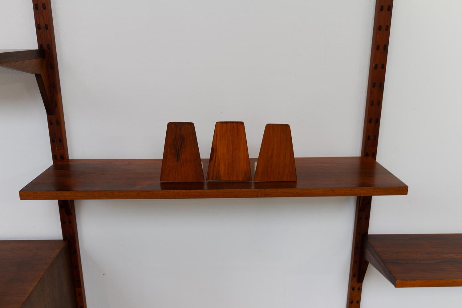 Vintage Danish rosewood modular wall unit by Poul Cadovius for Cado 1960s For Sale 4