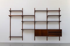 Vintage Danish Rosewood Modular Wall Unit by Poul Cadovius for Cado, 1960s.