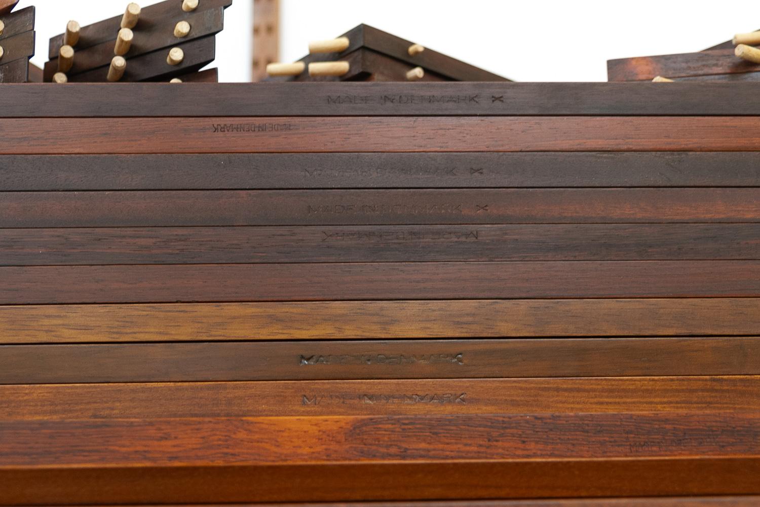 Vintage Danish Rosewood Modular Wall Unit by Poul Cadovius for Cado, 1960s 15