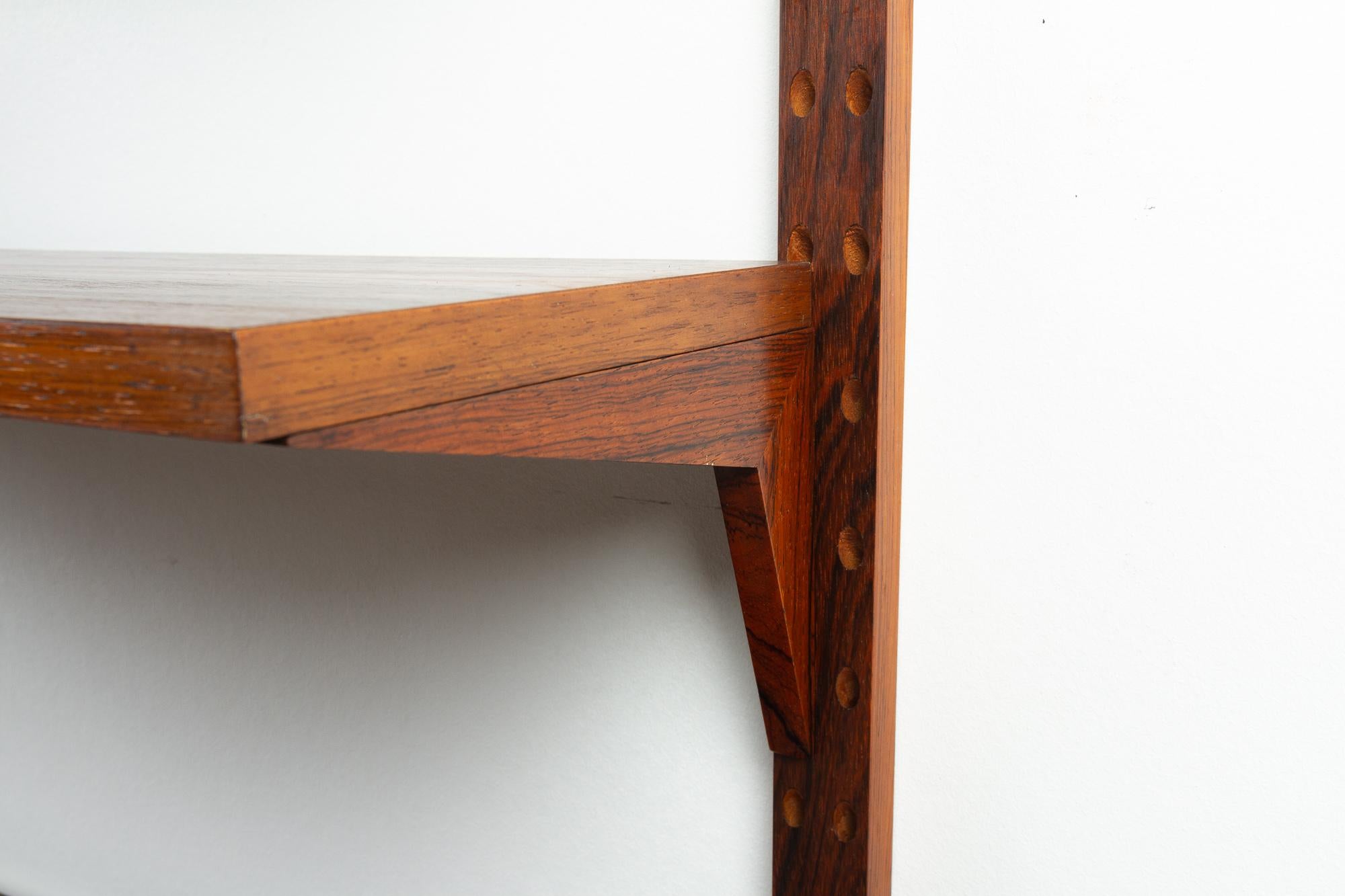 Vintage Danish Rosewood Modular Wall Unit by Poul Cadovius for Cado 1960s 2