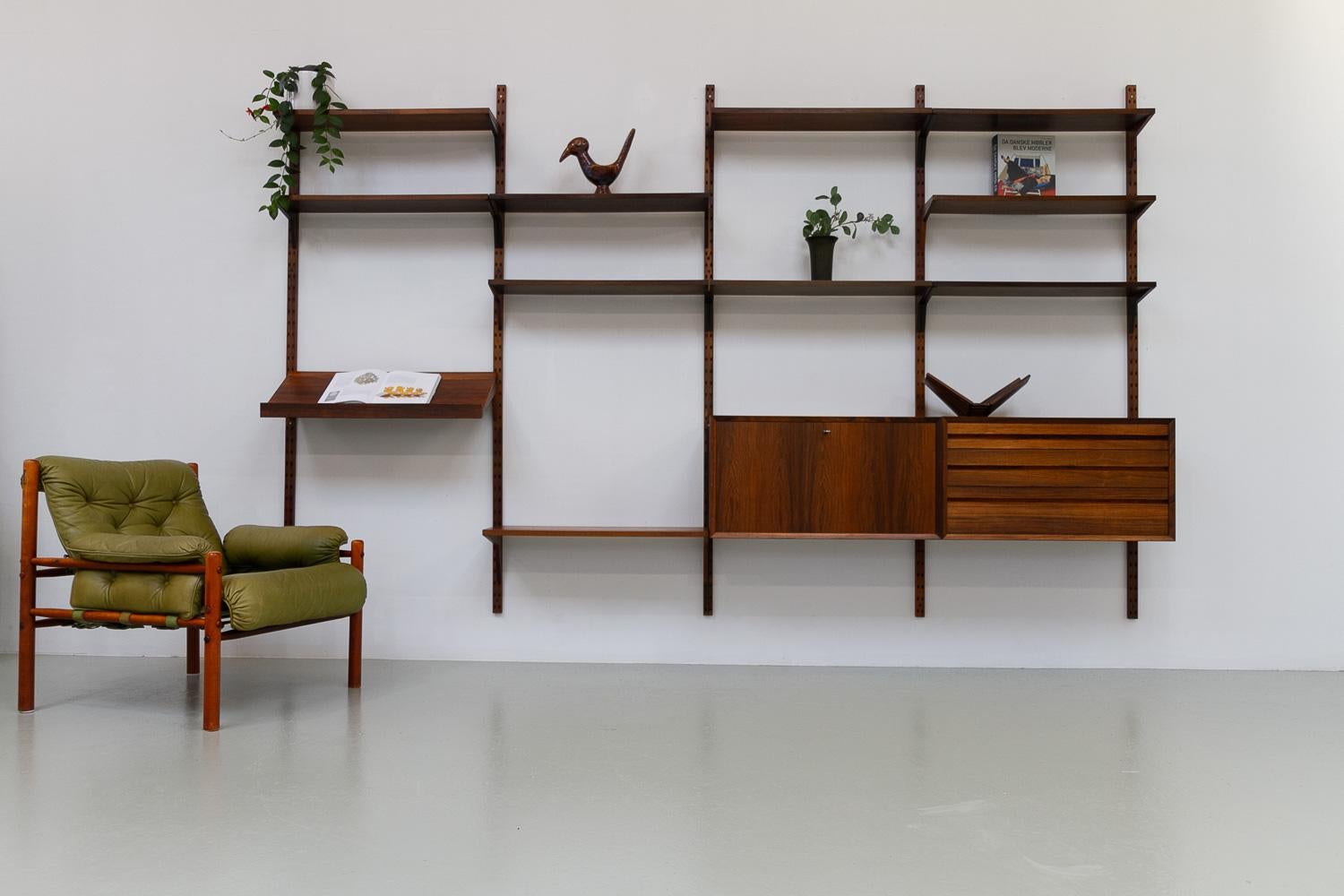 Vintage Danish Rosewood Modular Wall Unit by Poul Cadovius for Cado, 1960s 3