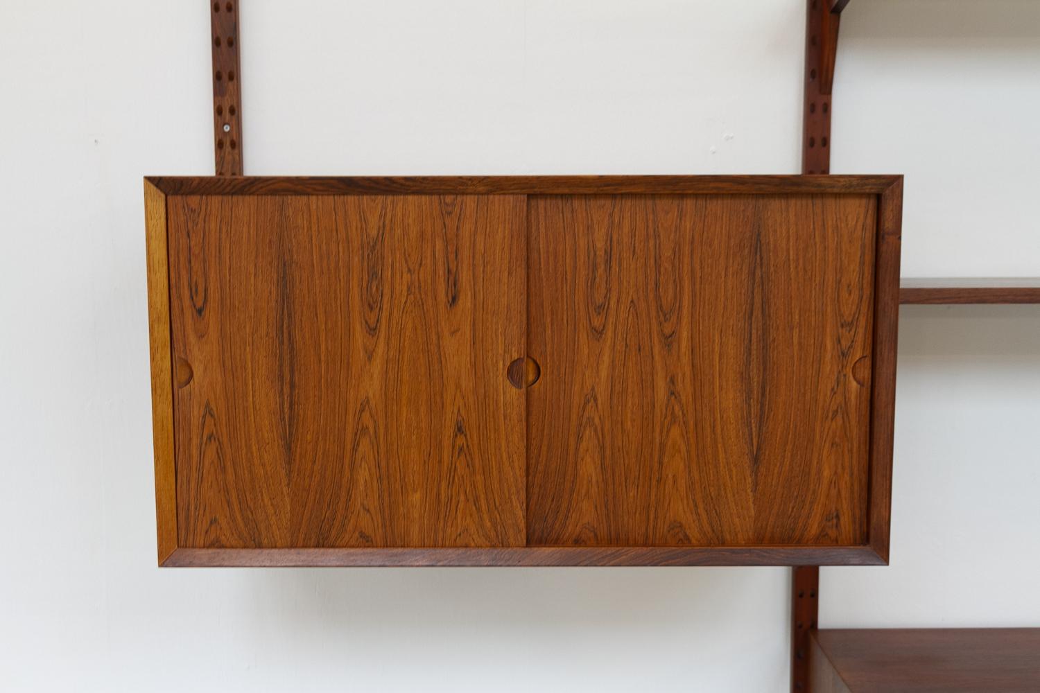 Vintage Danish rosewood modular wall unit by Poul Cadovius for Cado 1960s 3