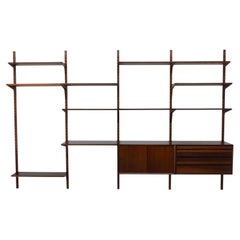 Vintage Danish Rosewood Modular Wall Unit by Poul Cadovius for Cado, 1960s.
