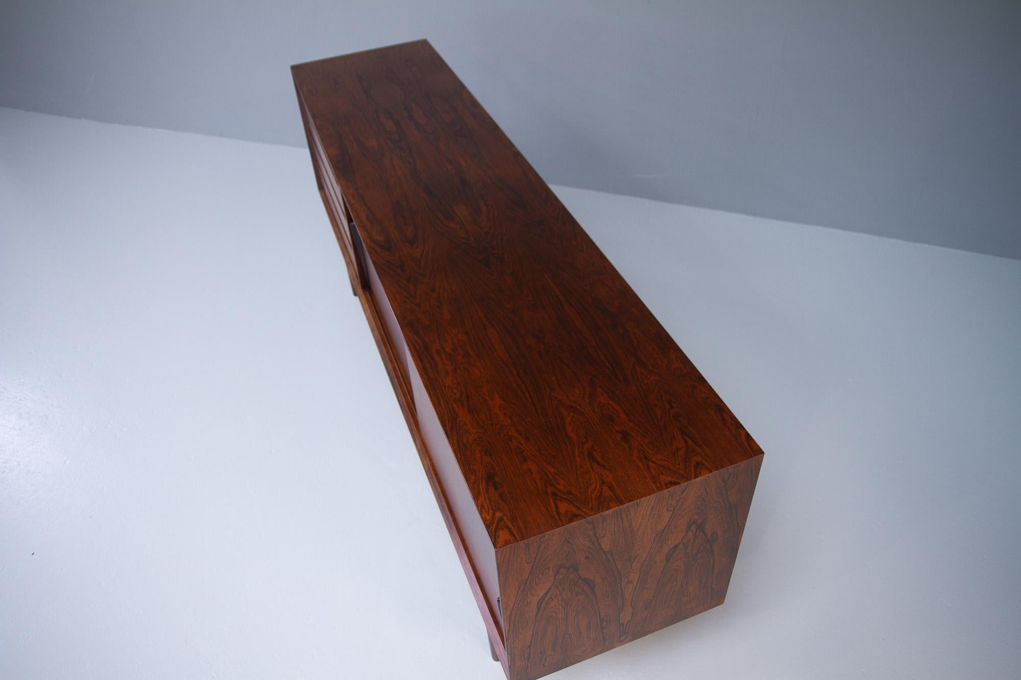 Vintage Danish Rosewood Sideboard Model 18 by Gunni Omann for Omann Jun. 1960s 9