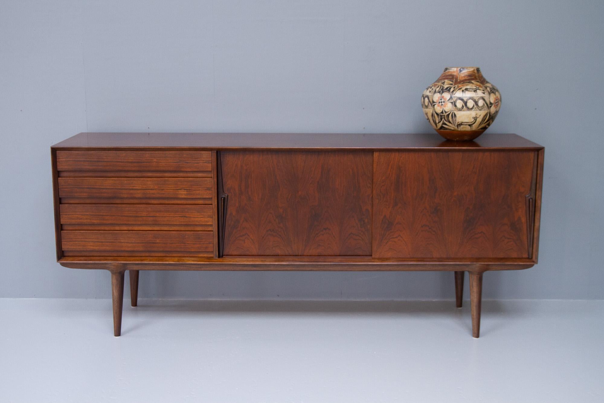 Vintage Danish Rosewood Sideboard Model 18 by Gunni Omann for Omann Jun. 1960s For Sale 13