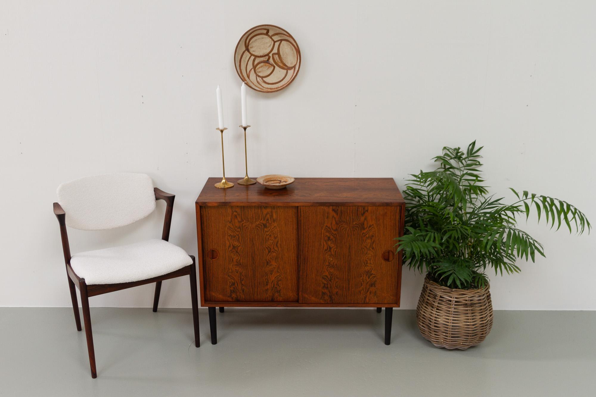 Vintage Danish Rosewood Sideboard with Sliding Doors by HG Furniture, 1960s 7