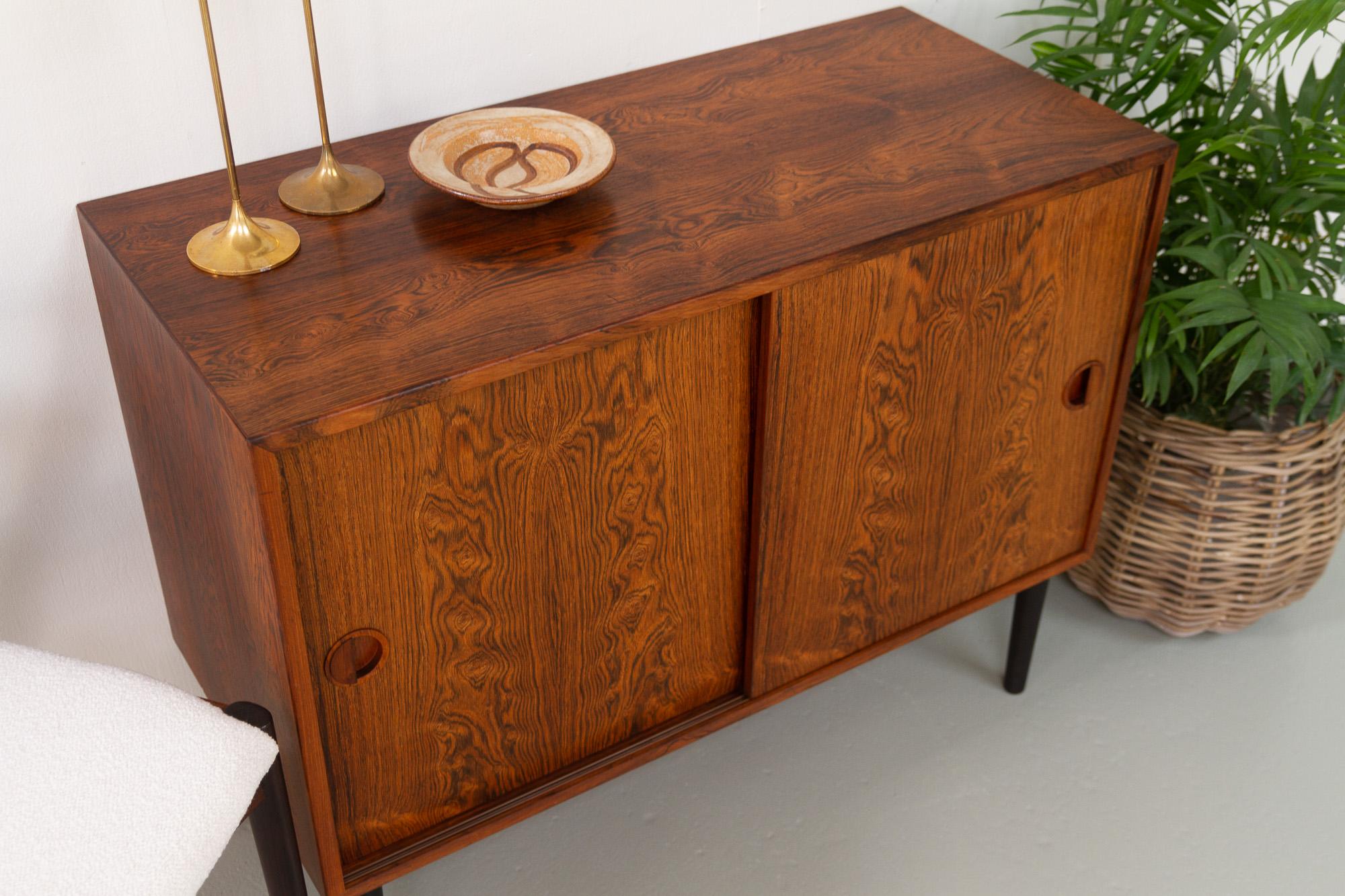 Vintage Danish Rosewood Sideboard with Sliding Doors by HG Furniture, 1960s 11