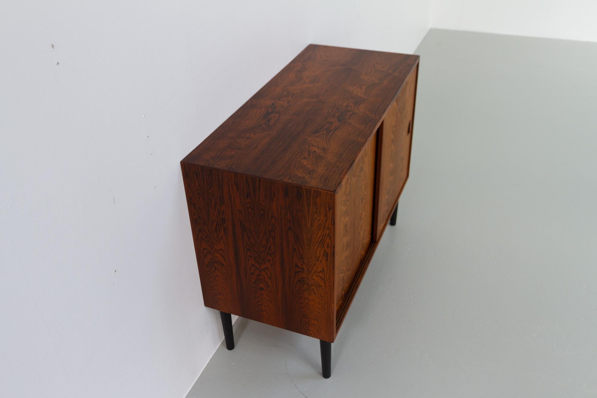 Vintage Danish Rosewood Sideboard with Sliding Doors by HG Furniture, 1960s 13