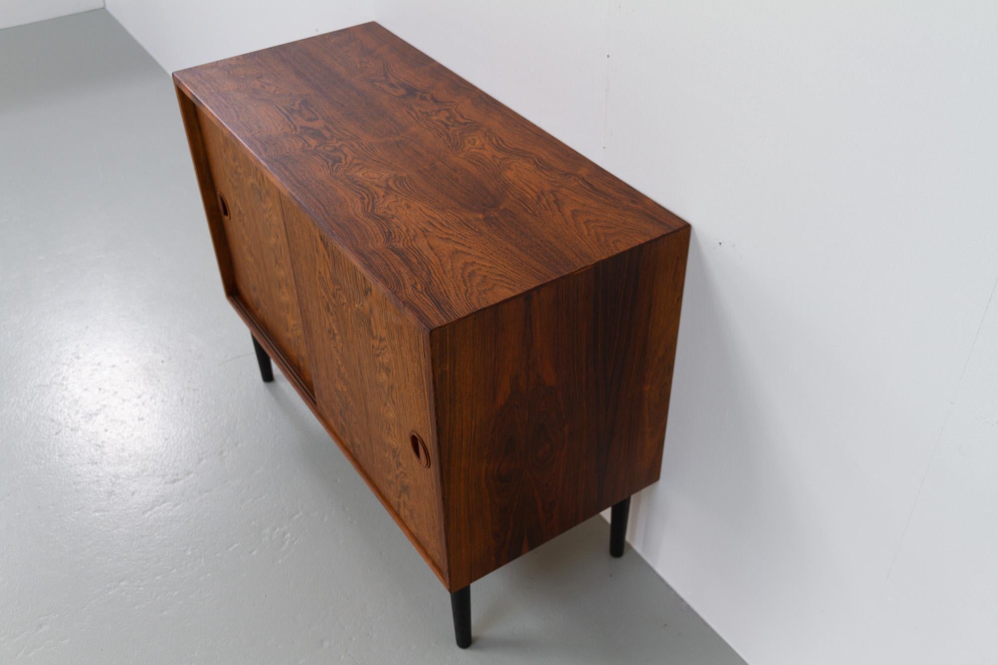 Vintage Danish Rosewood Sideboard with Sliding Doors by HG Furniture, 1960s 14