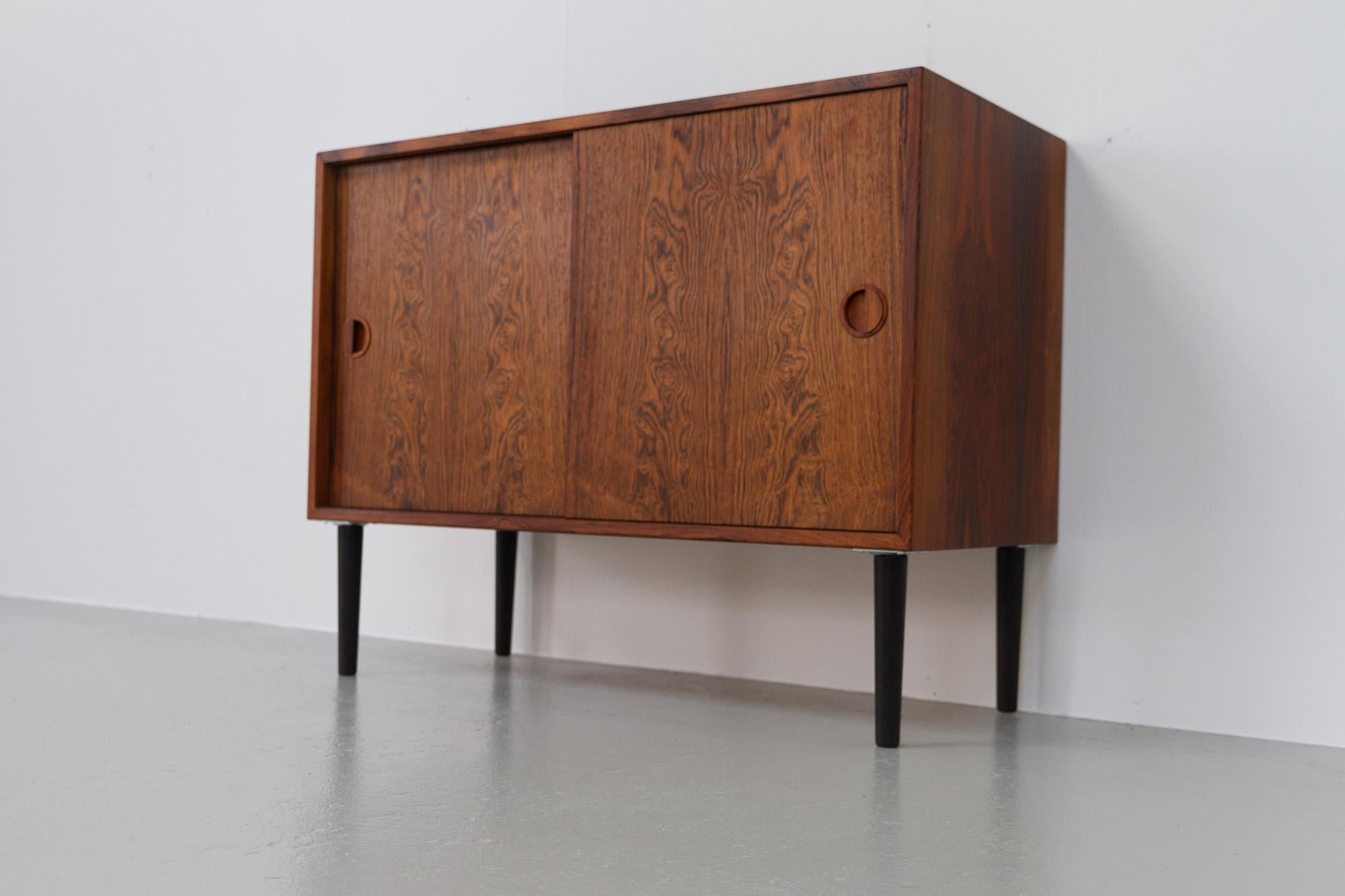 Vintage Danish Rosewood Sideboard with Sliding Doors by HG Furniture, 1960s 15