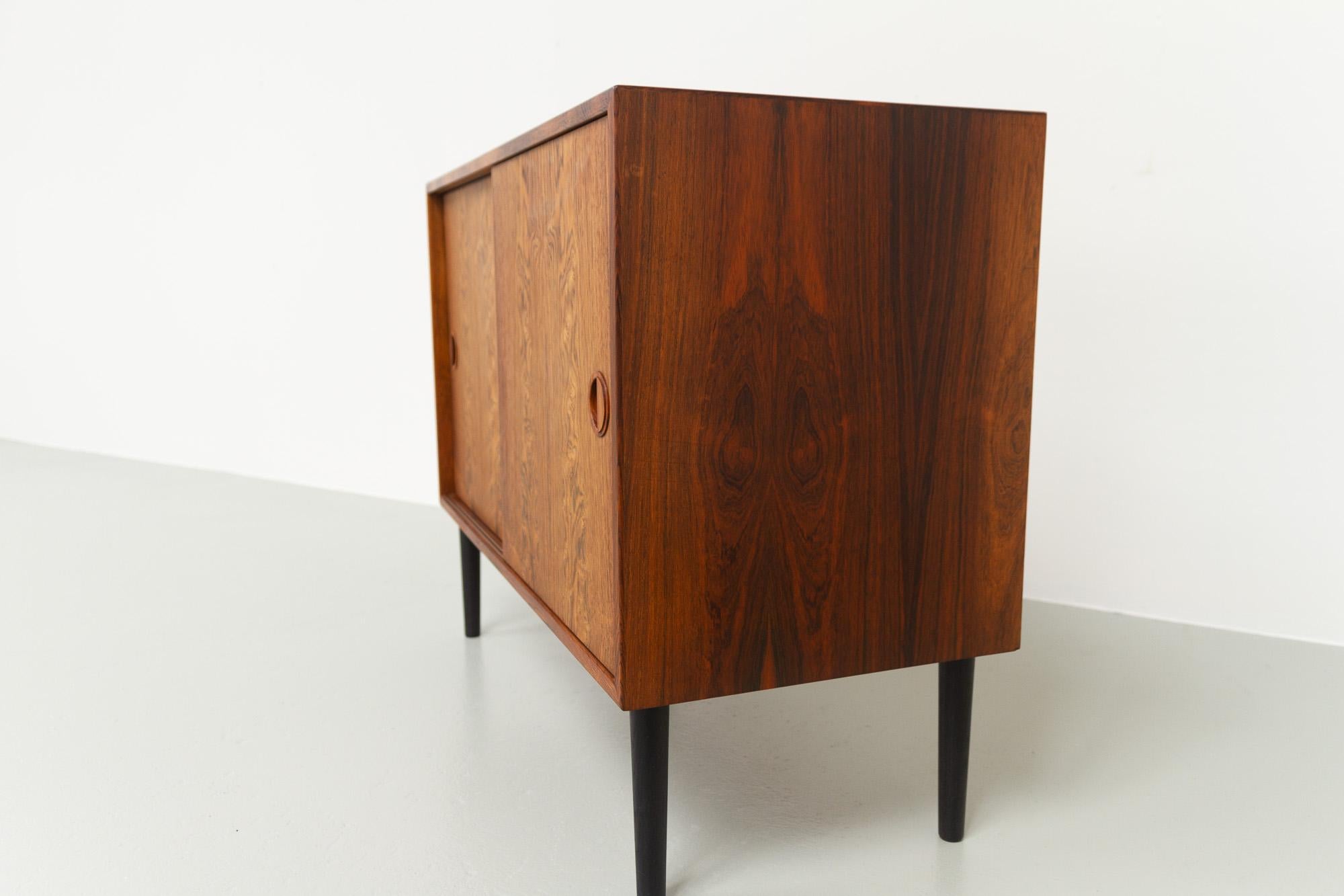 Vintage Danish Rosewood Sideboard with Sliding Doors by HG Furniture, 1960s 2