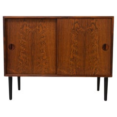 Vintage Danish Rosewood Sideboard with Sliding Doors by HG Furniture, 1960s