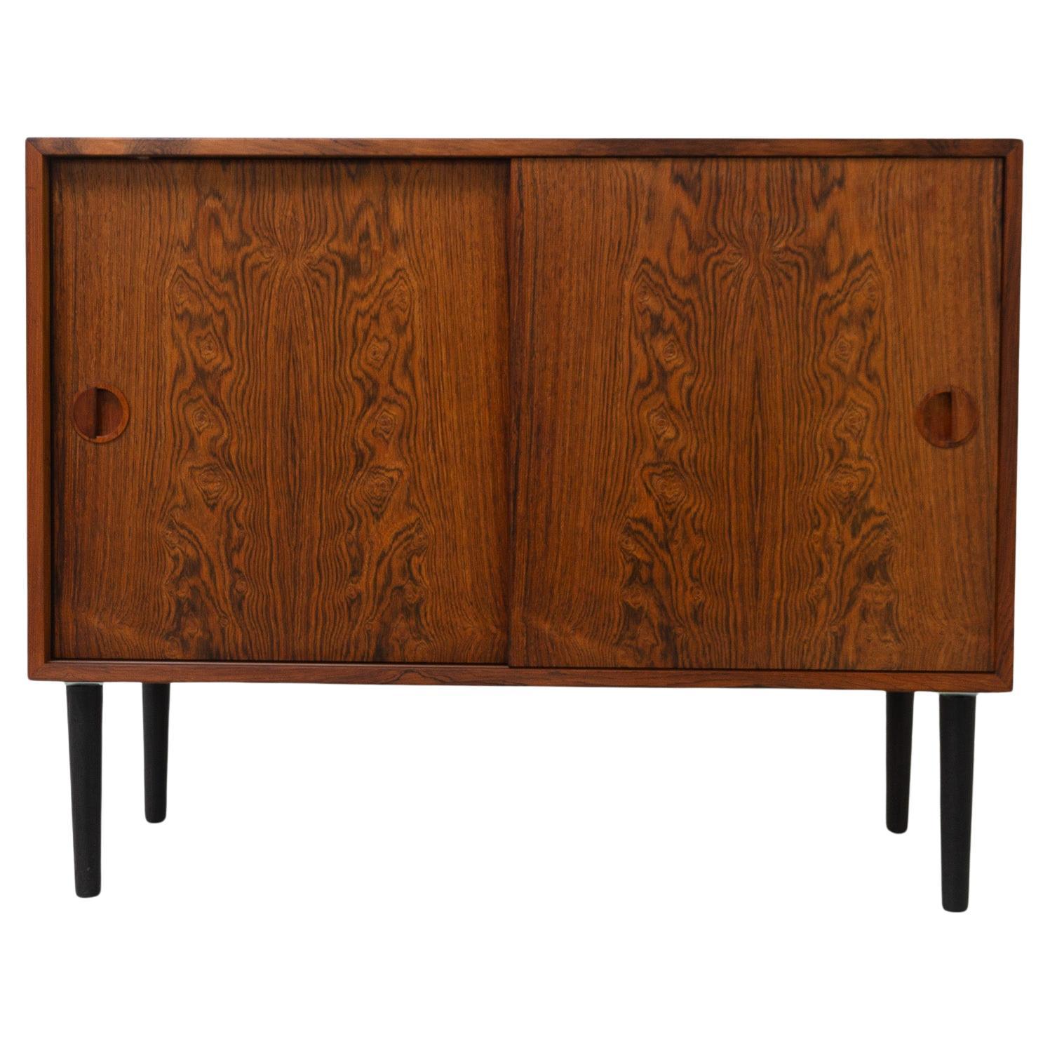Vintage Danish Rosewood Sideboard with Sliding Doors by HG Furniture, 1960s