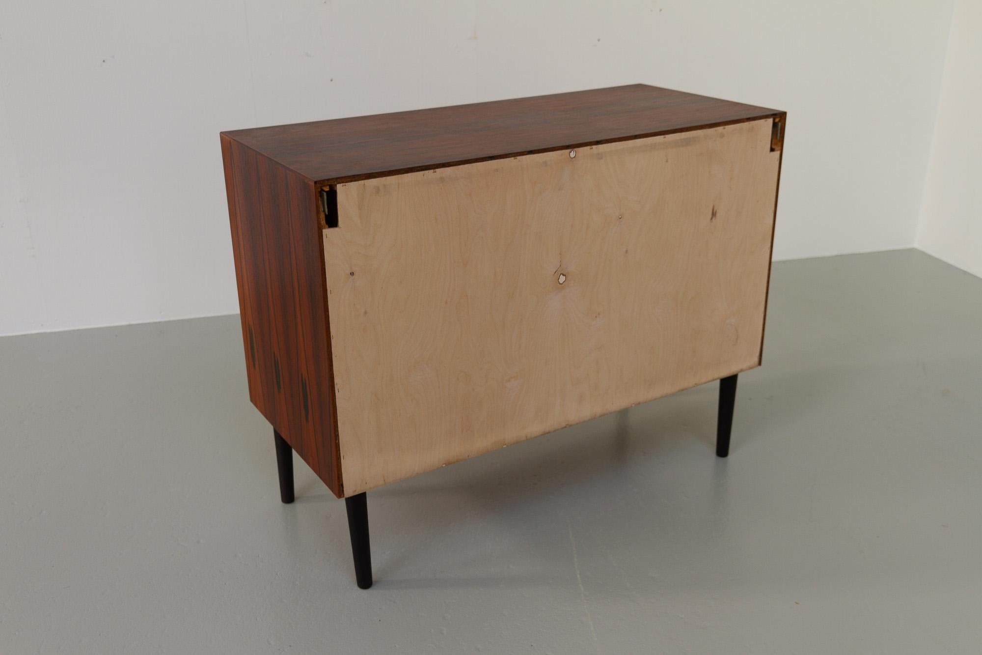 Vintage Danish Rosewood Sideboard with Tambour Doors by HG Furniture, 1960s 5