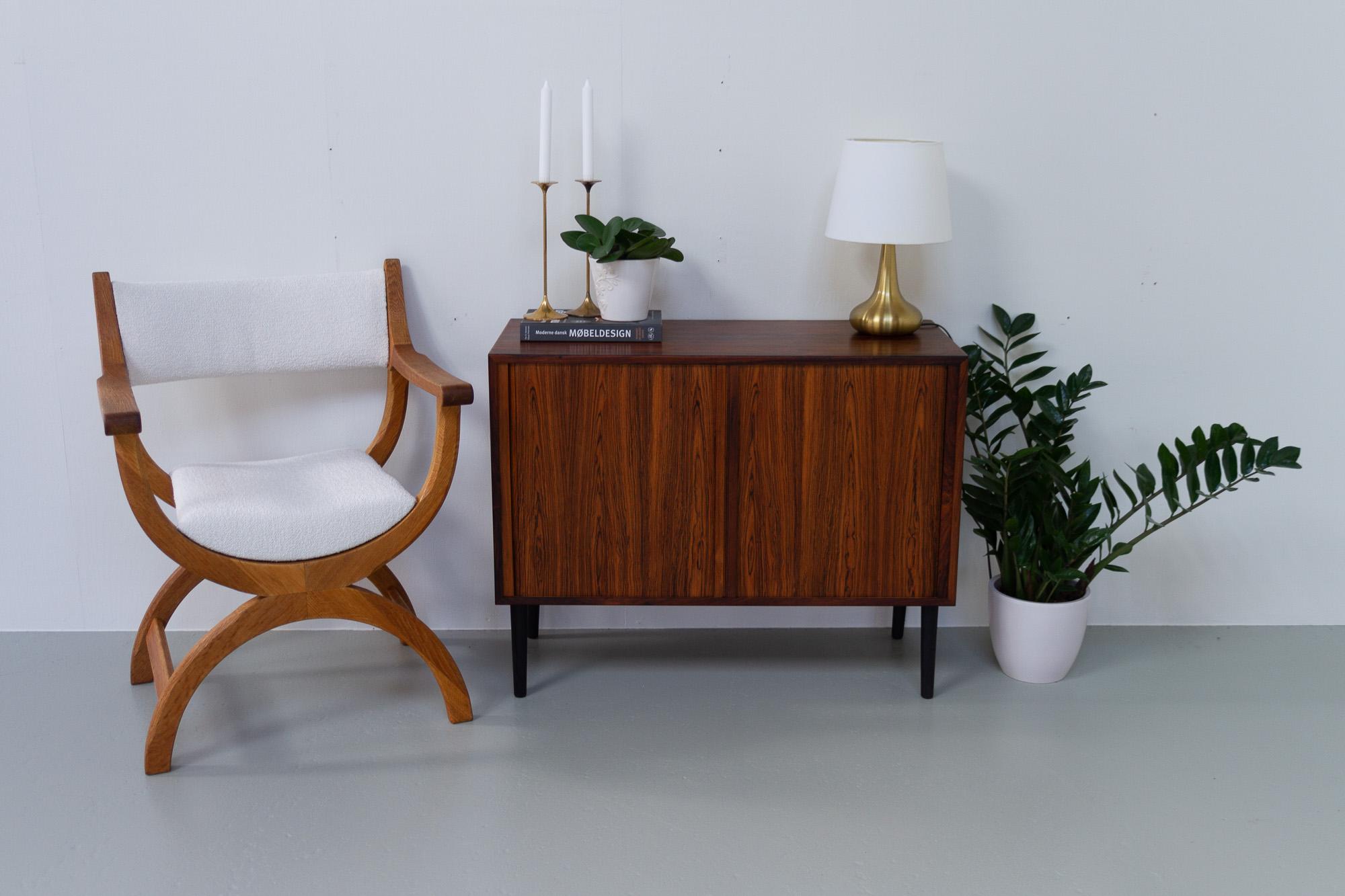 Vintage Danish Rosewood Sideboard with Tambour Doors by HG Furniture, 1960s 6
