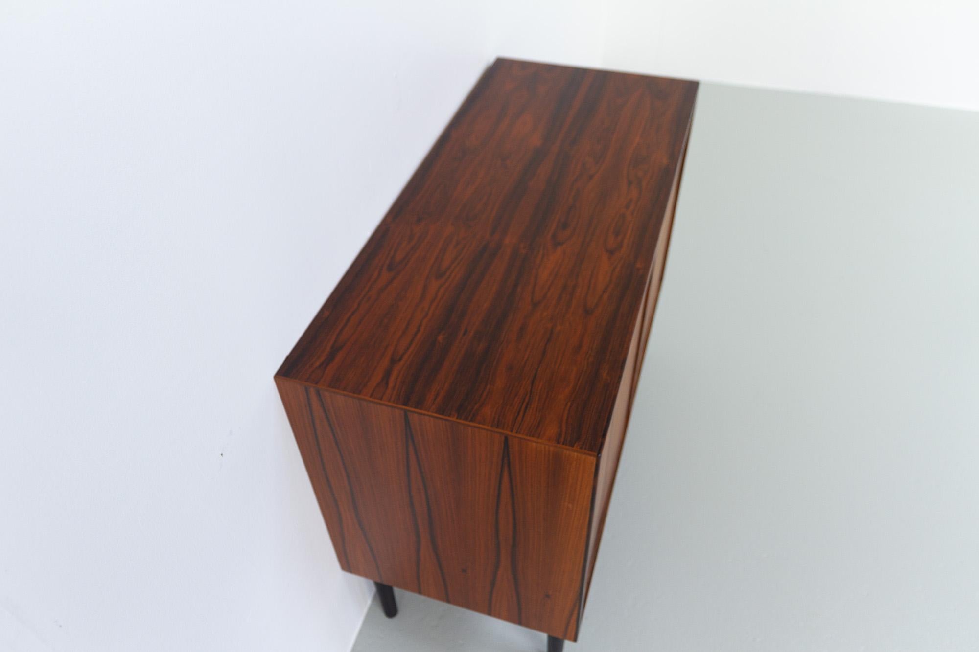 Vintage Danish Rosewood Sideboard with Tambour Doors by HG Furniture, 1960s 15