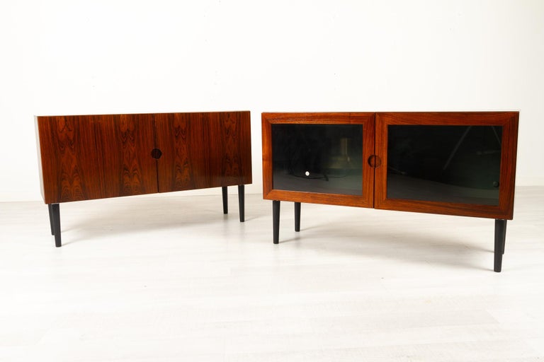Vintage Danish Rosewood Sideboards by Bramin 1970s For Sale 5