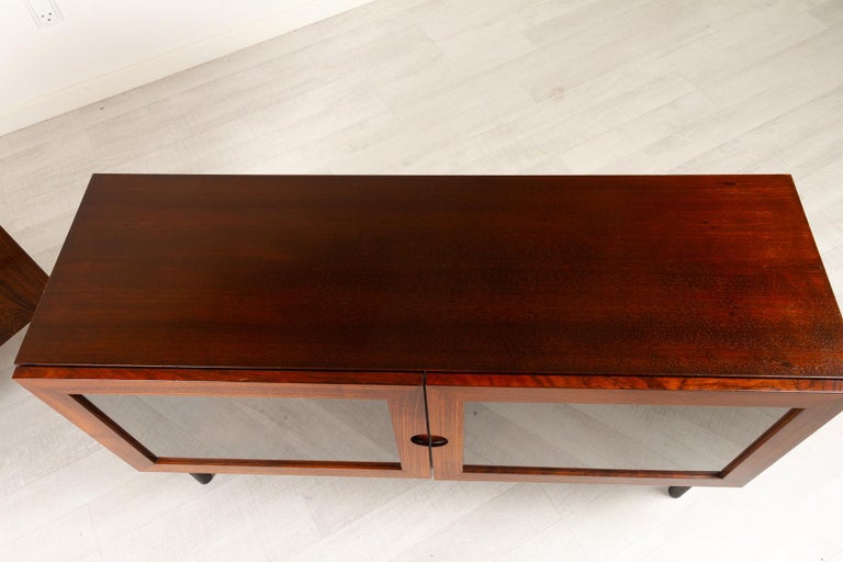 Vintage Danish Rosewood Sideboards by Bramin 1970s For Sale 8