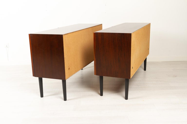 Vintage Danish Rosewood Sideboards by Bramin 1970s For Sale 3