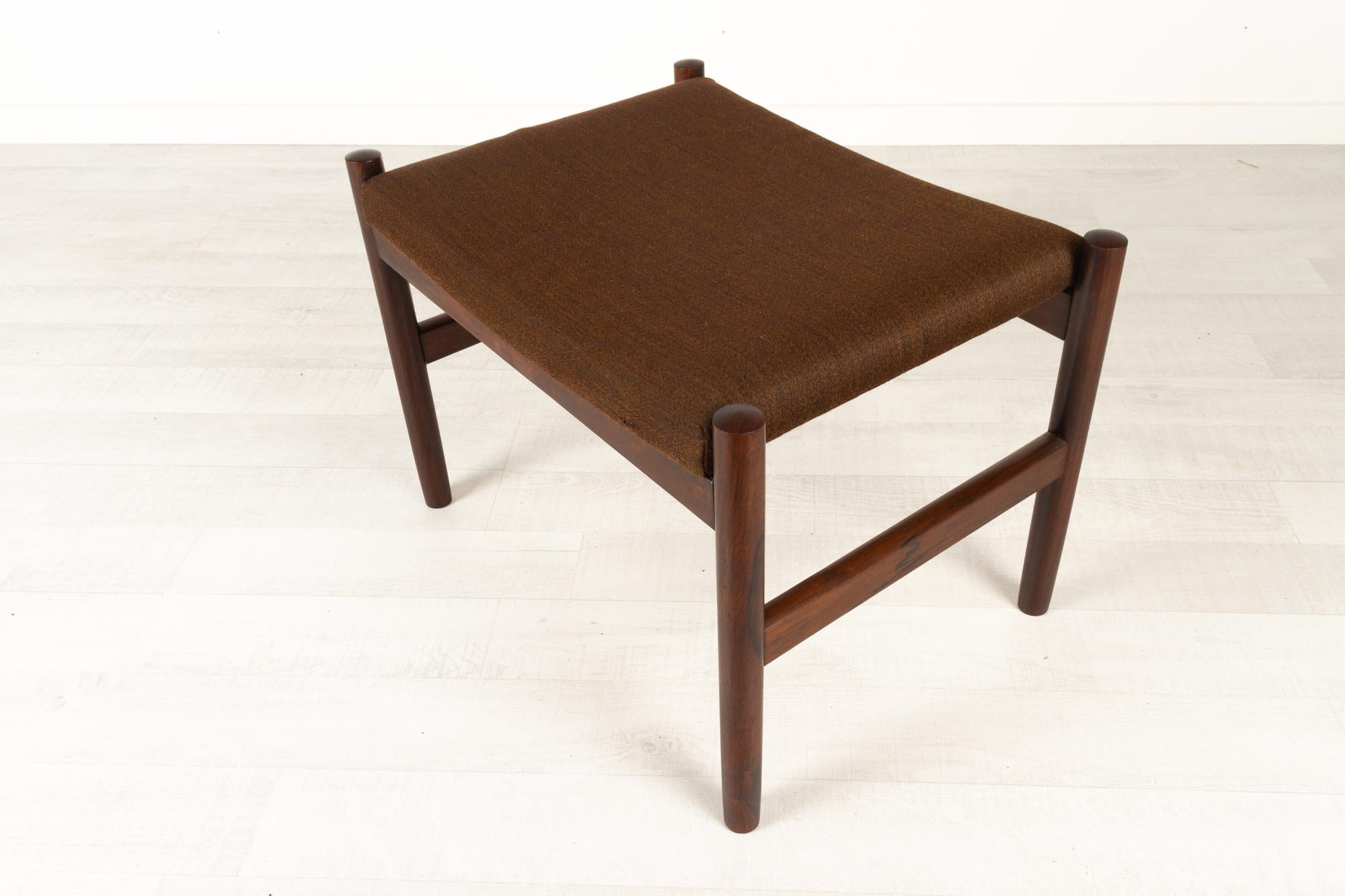 Vintage Danish Rosewood Stool by Spøttrup, 1960s 1