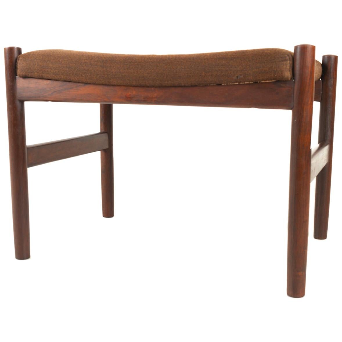 Vintage Danish Rosewood Stool by Spøttrup, 1960s