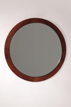Vintage Danish Rosewood veneer Mirror 1960 Denmark