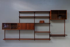 Vintage Danish Rosewood Wall Unit by Kai Kristiansen for FM, 1960s