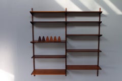 Vintage Danish Rosewood Wall Unit by Kai Kristiansen for FM, 1960s