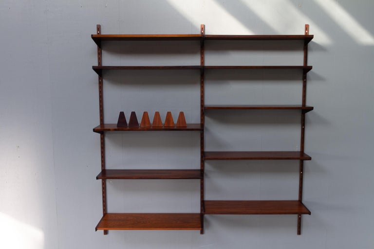 Vintage Danish Rosewood Wall Unit by Kai Kristiansen for FM, 1960s at