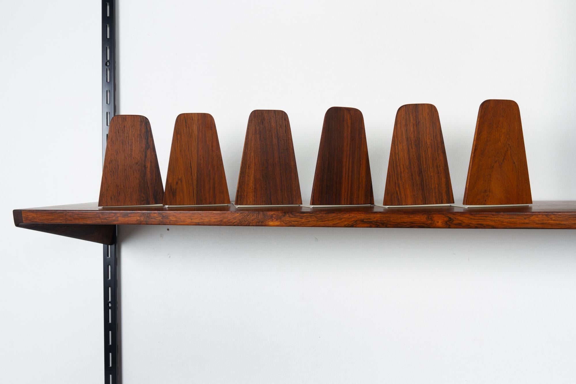 Vintage Danish Rosewood Wall Unit by Kai Kristiansen for FM 1960s 4