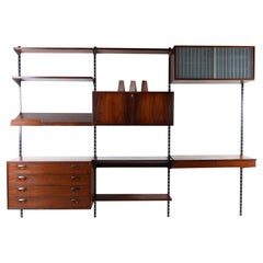 Vintage Danish Rosewood Wall Unit by Kai Kristiansen for FM 1960s