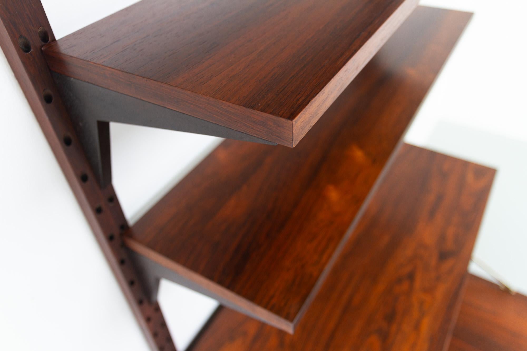 Vintage Danish Rosewood Wall Unit by Poul Cadovius for Cado, 1960s 5