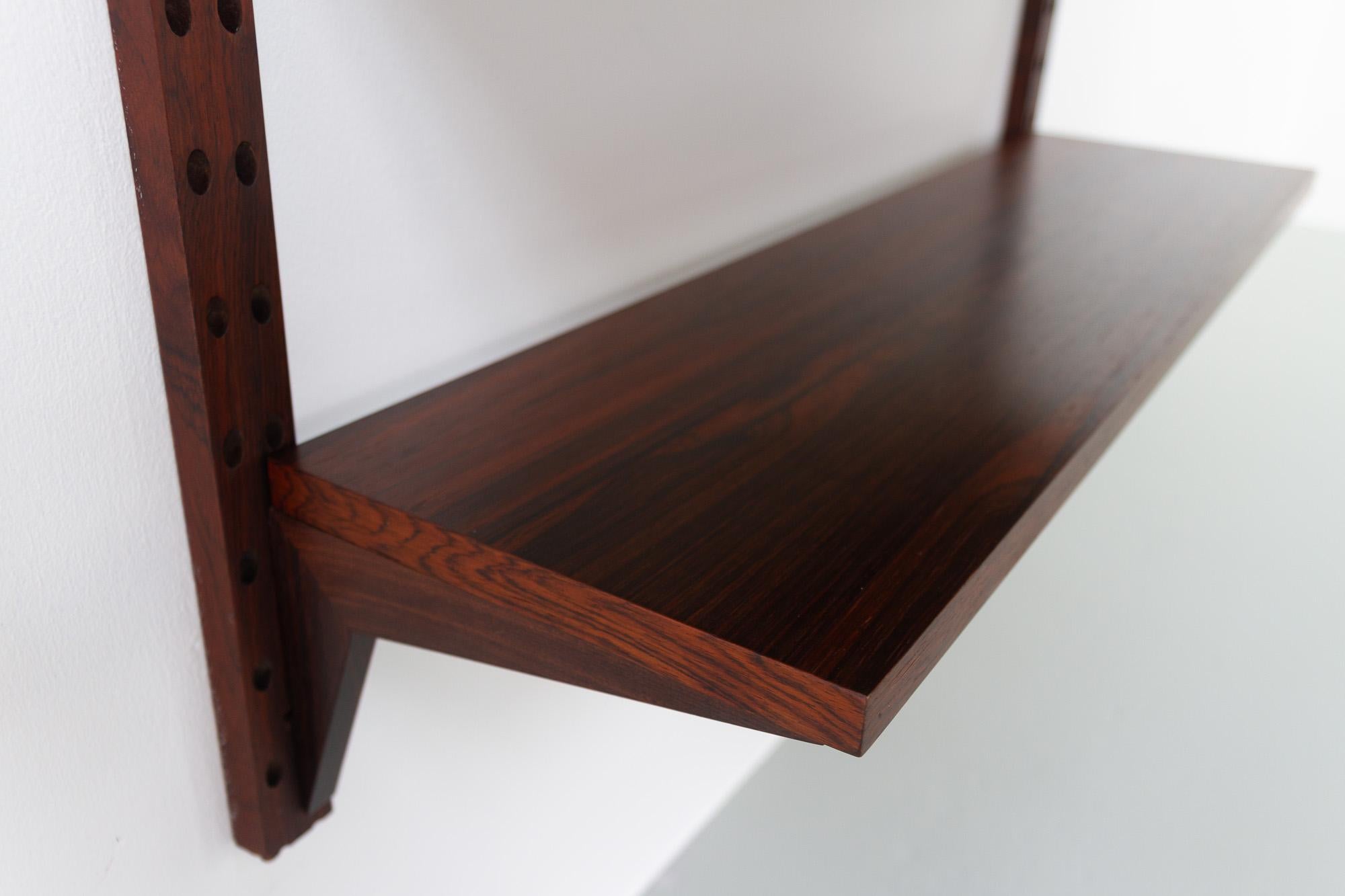 Vintage Danish Rosewood Wall Unit by Poul Cadovius for Cado, 1960s 4