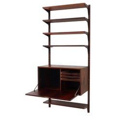 Vintage Danish Rosewood Wall Unit by Poul Cadovius for Cado, 1960s