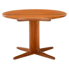 Vintage Danish Round Dining Table, 1960s