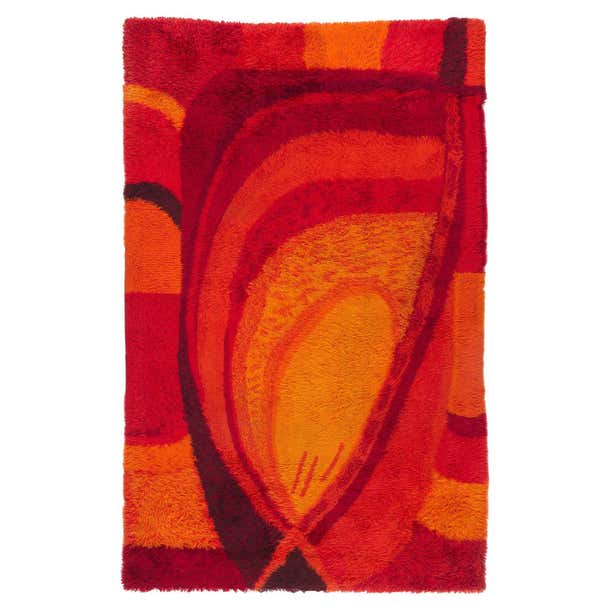 Vintage Ege Tæpper Rya Carpet For Sale at 1stDibs | rya rug vintage ...