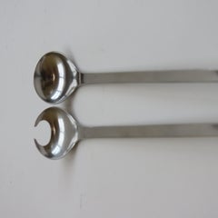 Vintage Danish Salad Servers Tuja Tanaquil by Magnus Stephensen for Georg Jensen