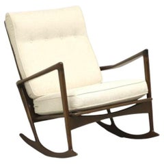 Danish Sculpted Rocking Chair by Ib Kofod-Larsen for Selig - B